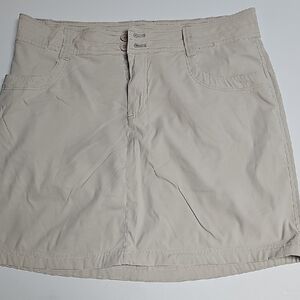 Eddie Bauer Ladies Skirt Sz 6 Tan Stretch
